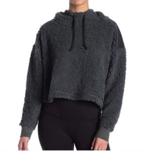 Z by Zella Sheila Sherpa Hoodie Urban Green Size Large